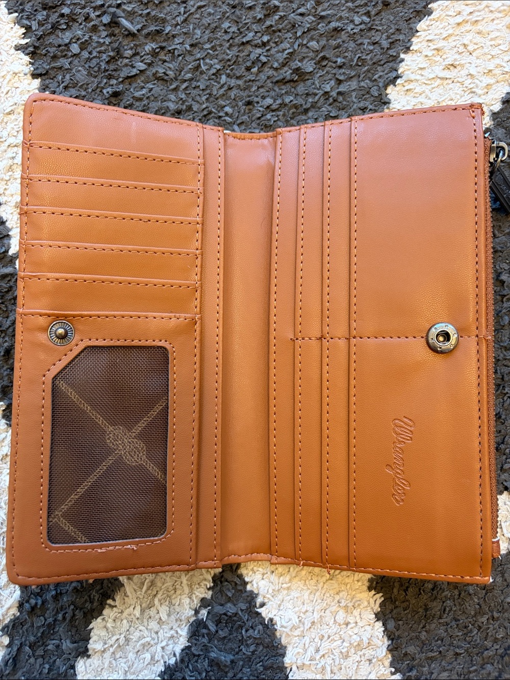 Wrangler Cow Print Wallet - Picture 3 of 6
